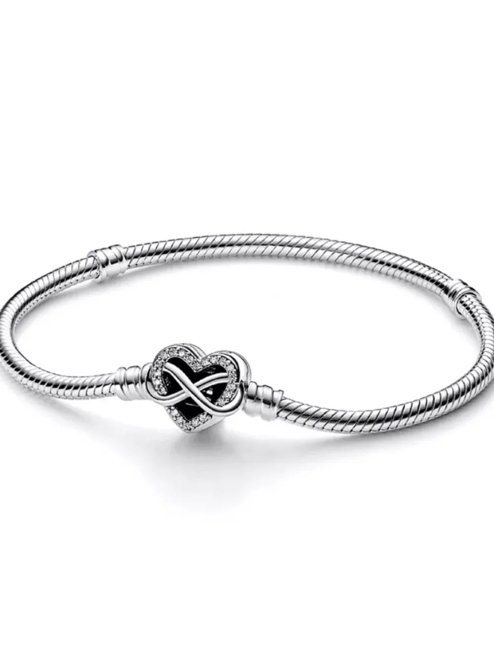 Pandora Style Snake Chain Bracelet